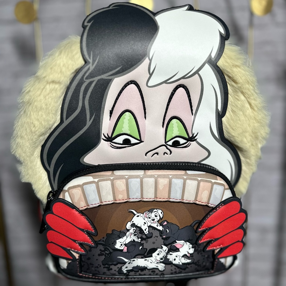 Loungefly Disney - 101 Dalmatians Villains Scene Cruella Mini Backpack